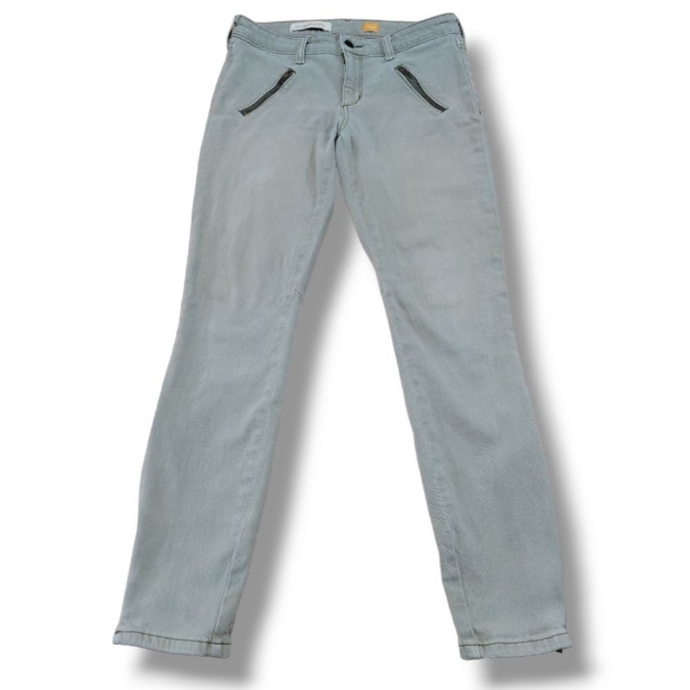 Pilcro And The Letterpress Jeans Size 28 W29"L28.5" Serif Skinny Jeans Ankle Zip